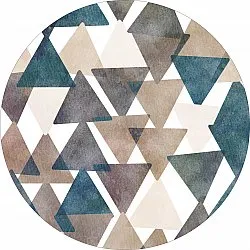 Tapis rond - Branco (multicolore)