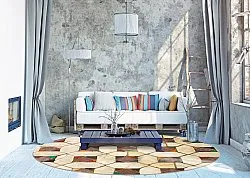 Tapis rond - Evisa (multicolore)