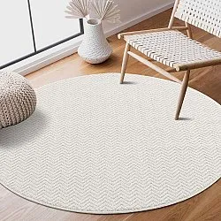 Tapis ronds - Pandora (blanc)