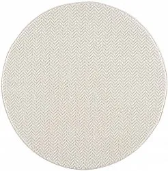 Tapis ronds - Pandora (blanc)