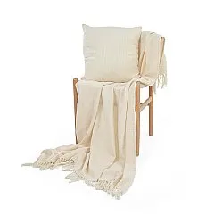 Couvertures - Veya cotton throw (crème)