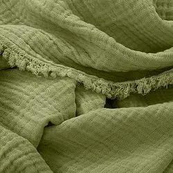Plaids - Plaid en mousseline - Dorena (vert)
