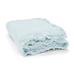 Plaids - Plaid en mousseline - Dorena (bleu clair)