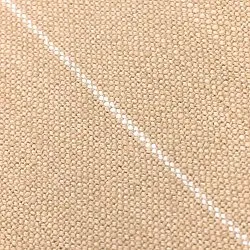 Plaids - Plaid en coton - Martina Stripe (beige/blanc)