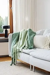 Plaid en mélange de laine - Carol (vert)