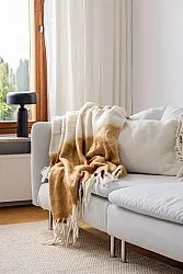 Plaid en mélange de laine - Carrie (jaune)