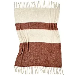 Plaid en mélange de laine - Carrie (rose)