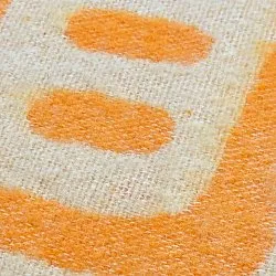 Plaids - Plaid en mélange de laine - Melody (beige/orange)