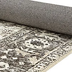 Tapis tissé à plat - Alvand (noir)