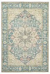 Tapis tissé à plat - Alvand (bleu)