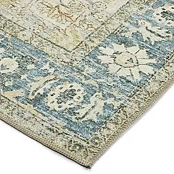 Tapis tissé à plat - Alvand (bleu)