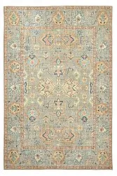 Tapis tissé à plat - Amena (bleu)