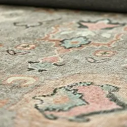 Tapis tissé à plat - Amena (bleu)