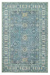 Tapis tissé à plat - Benaluna (bleu/vert)