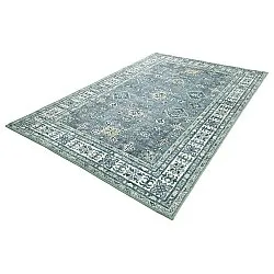 Tapis tissé à plat - Benaluna (bleu/vert)