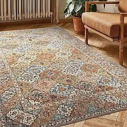 Tapis tissé à plat - Berelina (beige/multi)