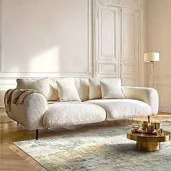Tapis tissé à plat - Comino (beige/multi)