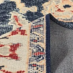 Tapis tissé à plat - Fadarin (bleu)