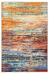 Tapis tissé à plat - Kazea (orange/multicolore)