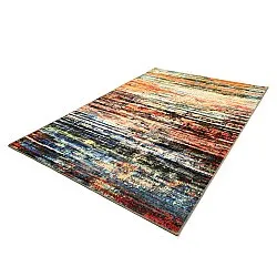 Tapis tissé à plat - Kazea (orange/multicolore)