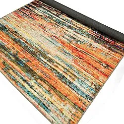 Tapis tissé à plat - Kazea (orange/multicolore)