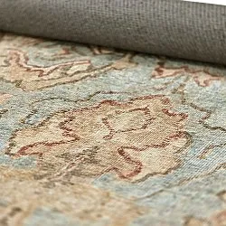 Tapis tissé à plat - Layla (bleu clair)