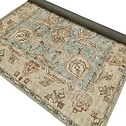Tapis tissé à plat - Layla (bleu clair)