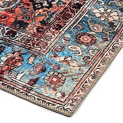 Tapis tissé à plat - Mardin (rouge/bleu)