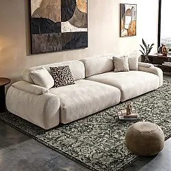 Tapis tissé à plat - Meralis (noir)