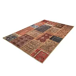 Tapis tissé à plat - Myrina (rouge/multicolore)