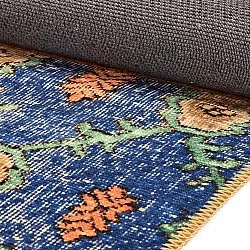 Tapis tissé à plat - Myrina (rouge/multicolore)