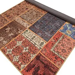 Tapis tissé à plat - Myrina (rouge/multicolore)