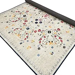 Tapis tissé à plat - Nabilar (crème)