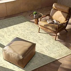 Tapis tissé à plat - Noura (beige)