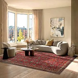 Tapis tissé à plat - Omarien (rouge)