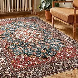 Tapis tissé à plat - Samaria (rouge)