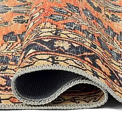 Tapis tissé à plat - Yasirah (orange)