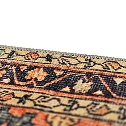 Tapis tissé à plat - Yasirah (orange)