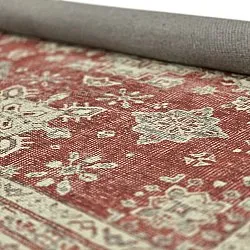 Tapis tissé à plat - Zuleina (rouge)