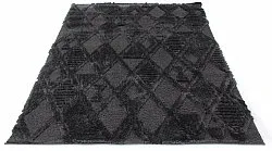 Tapis moelleux - Rostock (noir)