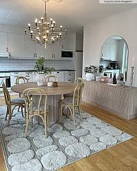 Tapis à poils longs - Fondi (beige)