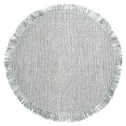 Tapis rond - Pike (bleu)