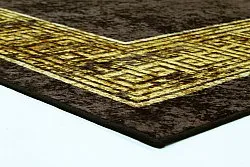 Tapis Wilton - Tilos (noir/doré)