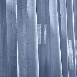 Rideaux - Rideau imitation lin Andrada (bleu foncé)