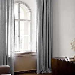 Rideaux - Rideau en lin Melania (gris clair)