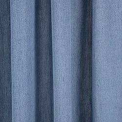 Rideaux - Rideau en lin Melania (bleu foncé)