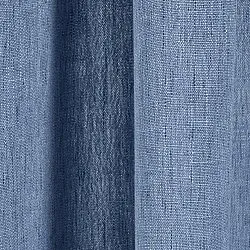 Rideaux - Rideau en lin Melania (bleu foncé)