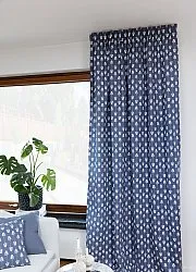 Rideaux - Rideau en coton Sari (bleu)
