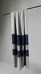 Rideau - Austin (gris/bleu)