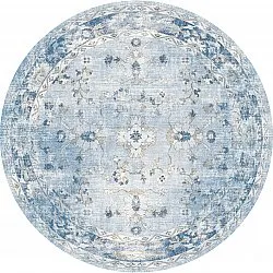 Tapis rond - Gombalia (bleu clair)